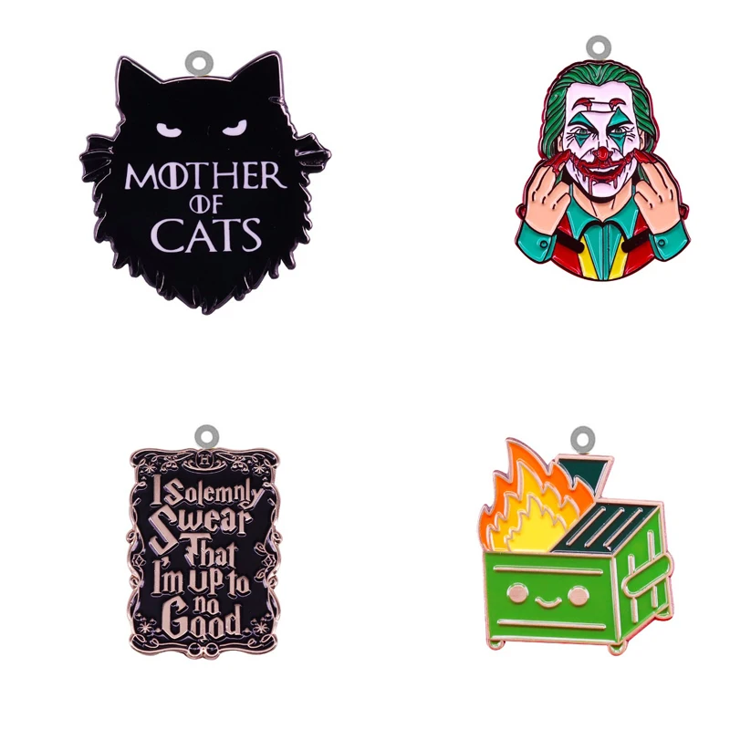 Подвески Акриловые 10 шт. подвески из эпоксидной смолы для кошек клоунов сережек