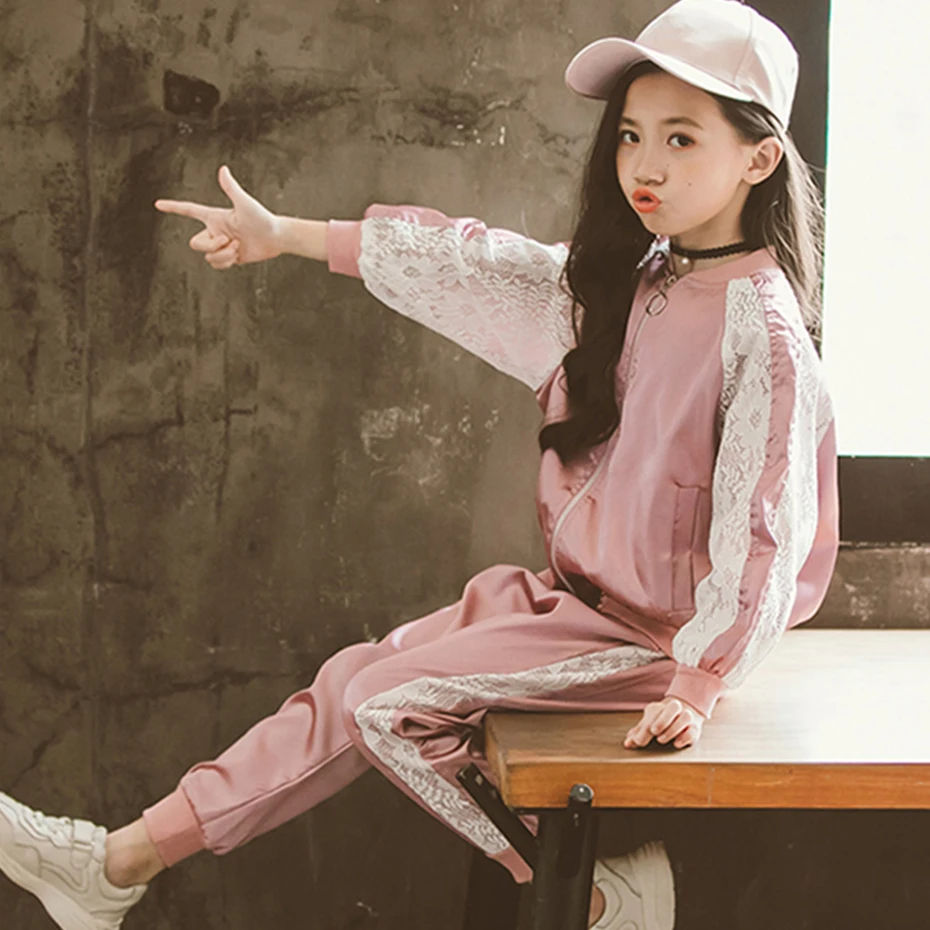 Одежда для подростков девочек кружевное платье с цветочным рисунком жакет и