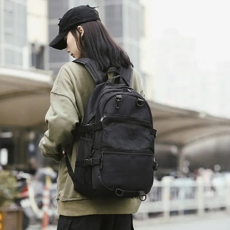

PP2071 Travel backpack tooling black men's computer backpack