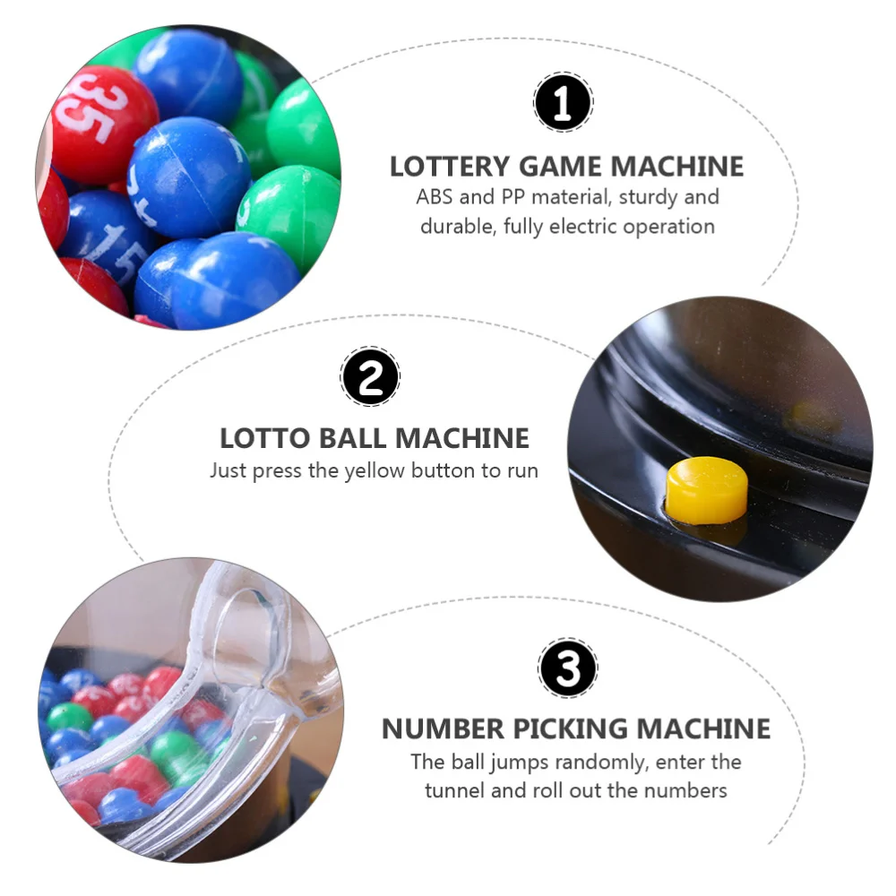 

1 Set Mini Fortunate Picking Machine Lottery Game Machine Board Game
