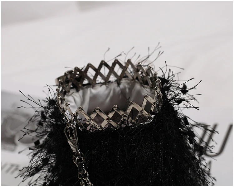 Модная мини маленькая сумка женская новая модная фляга из шерсти для волос