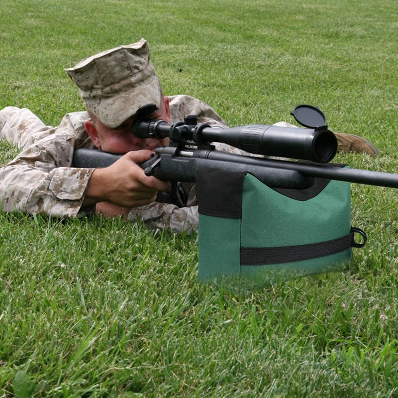 

Front & Rear Hunting Rest Bag Outdoor Shooting Without Sand Military Sniper Shooting Target Stand Support Fixed Sandbag
