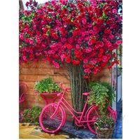 full square round diamond painting bicycle flower landscape cross stitch sale 5d diy diamond embroidery mosaic home decor