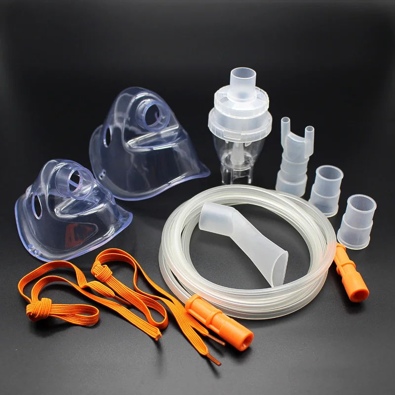 Household Adult Child Aerosol Masks Nebulizer Compressor Sprayer Cup Mouthpieces Nosepieces Catheter Inhaler Set Healthy