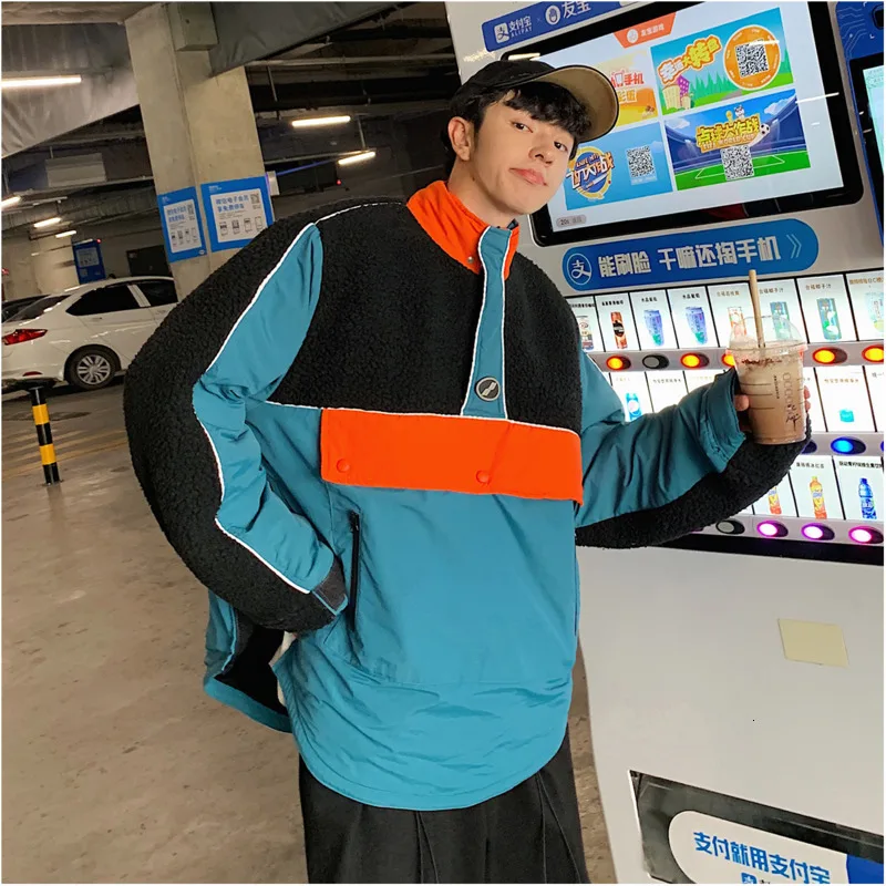 Новинка зимы 2019 Корейская версия трендовая мужская куртка с воротником из