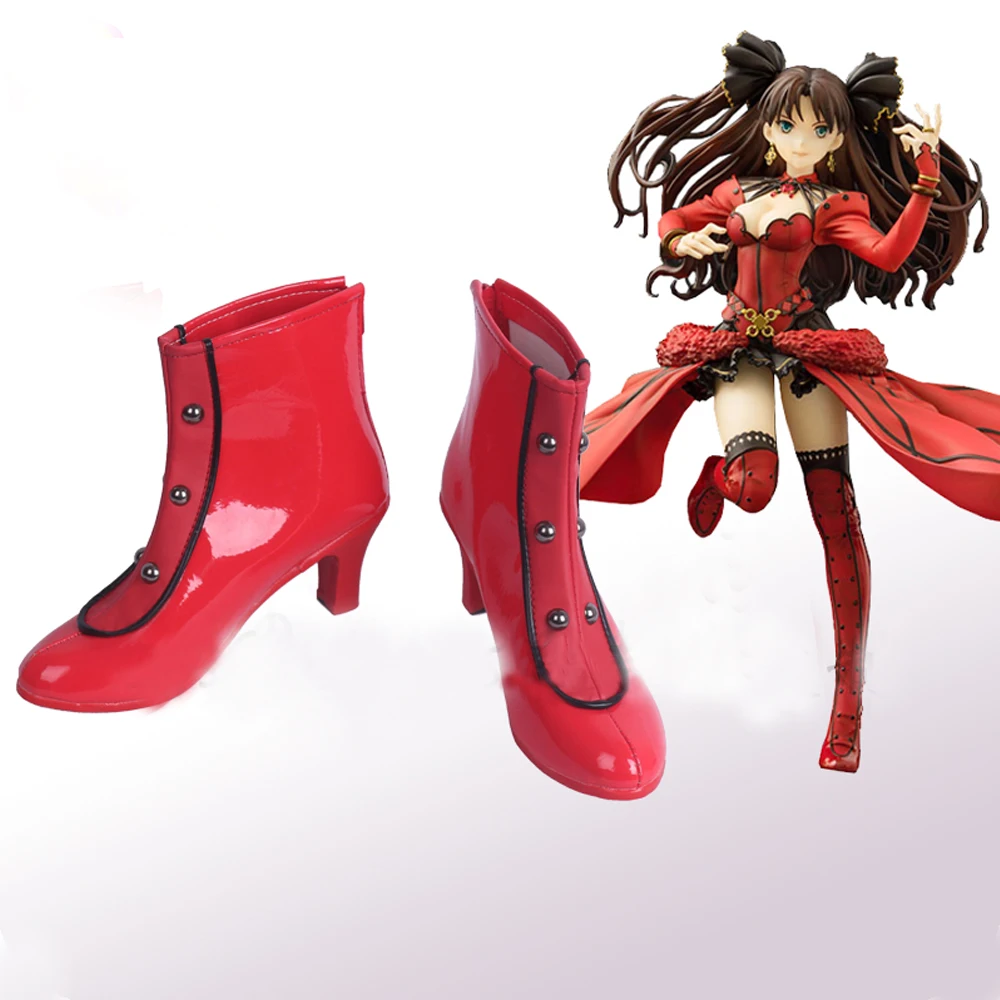 Обувь для косплея Fate Grand Order FGO Tohsaka Rin ботинки супергероев аксессуары костюма на