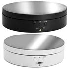 Вращающийся на 360  держатель для ювелирных изделий, вращающаяся подставка для батарей, 3 скорости, регулируемый угол, Электрический вращающийся держатель для витрин