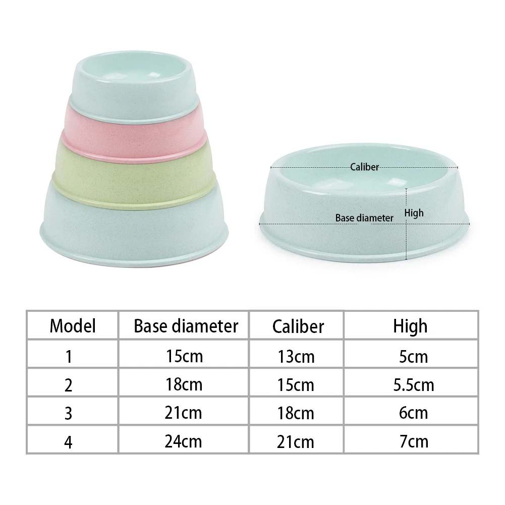 Миска из пшеничной соломы для питомцев миска еды собак и кошек Нескользящая