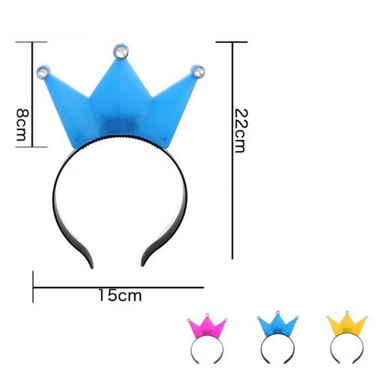 Женская тиара с мигающим светом повязка на голову для вечеринки свадьбы дня