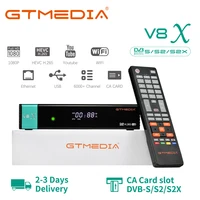 gtmedia v8x upgrade from v8 nova dvb s2x satellite receiver support 1080p full hd powervu biss set top box with built in wifi