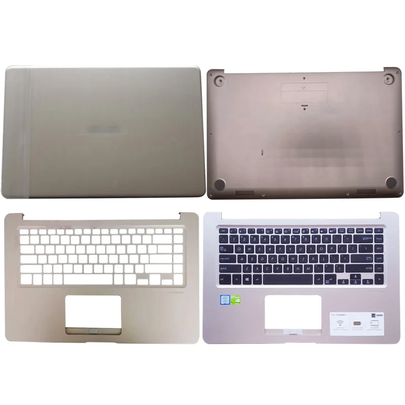 Для ASUS Vivobook S510 S510UN X510 X510UA A510 F510 X510UQ ООН UR Серия ноутбуков ЖК дисплей задняя