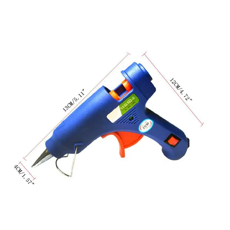 

20W Hot Melt Glue Airbrush Electric Trigger Fast Heat EU/US Plug Repair Tools K9FA