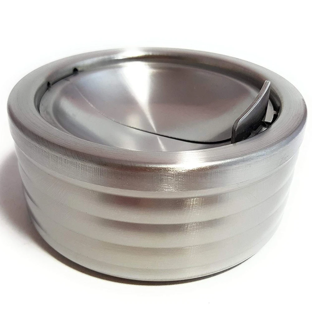 Горячая продажа пепельница из нержавеющей стали держатель для сигарет круглый