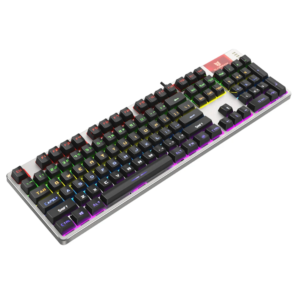 

26 Keys Rollover Backlit Mechanical Keyboard Professional Ultra-slim Wired Keyboard USB Wired Gaming Keyboard