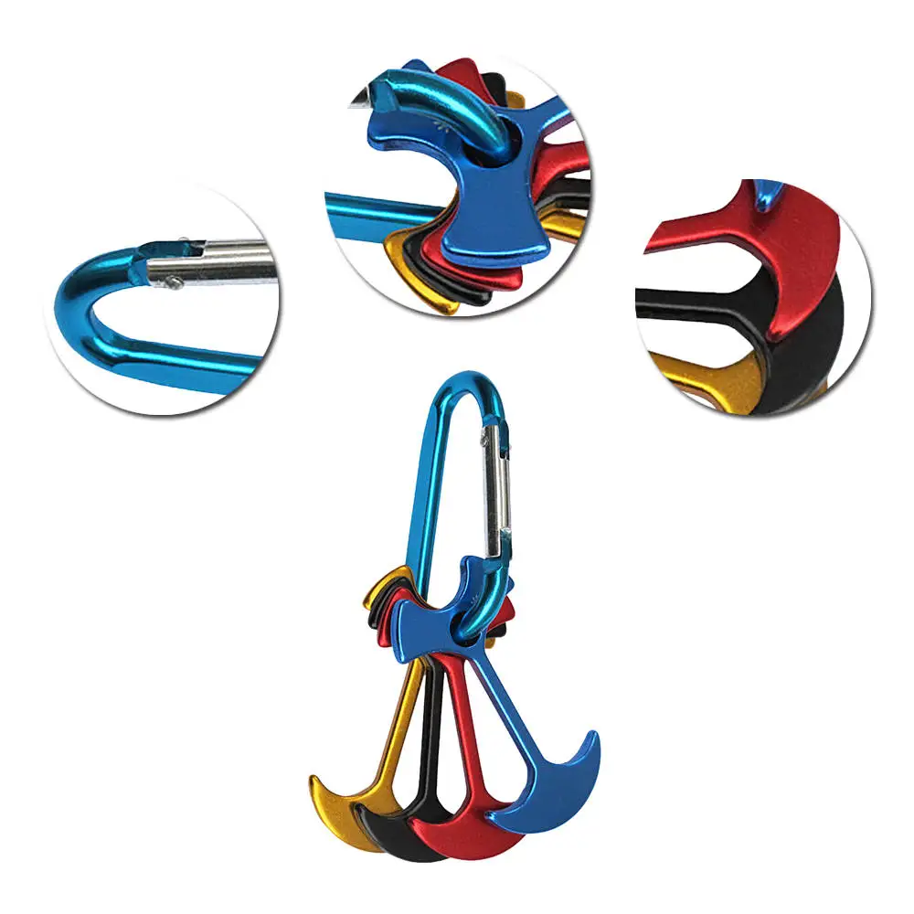 4 шт. алюминиевый сплав для наружной палатки кемпинга заглушка в виде рыбьей