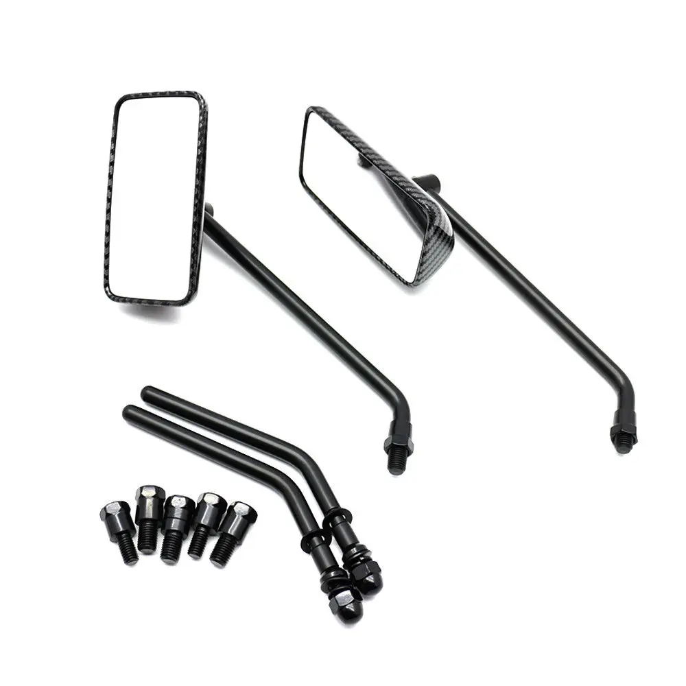 Универсальные прямоугольные боковые зеркала заднего вида для Harley FLHT Sportster 1200 883