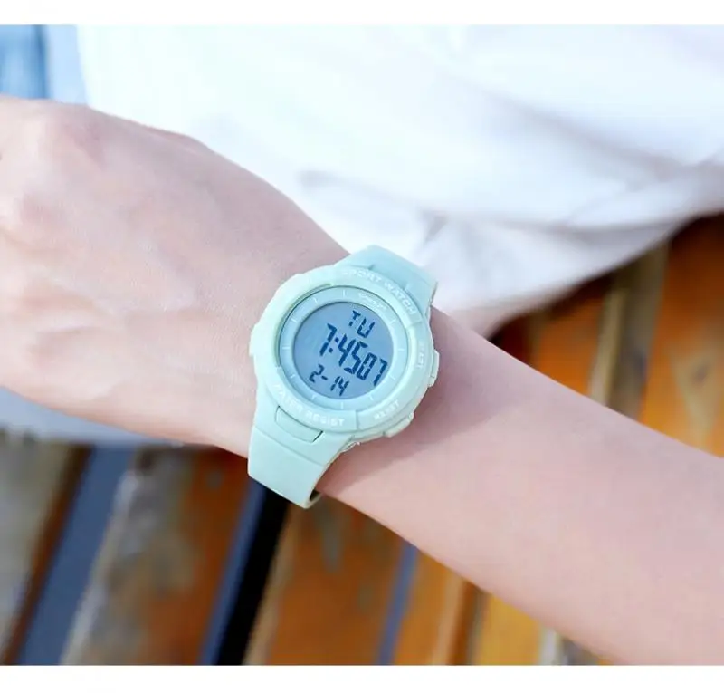 Белые кварцевые часы подходящие для мальчиков и девочек студенческие подарок на