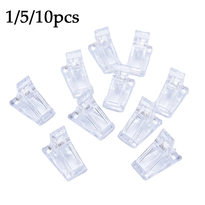 

Nail Tips Clip Transparent Finger Building Gel Extension Nails Art Manicure Tool