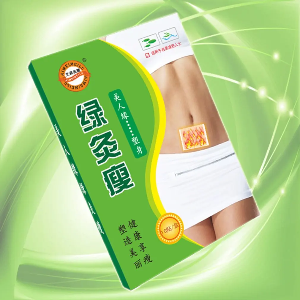 Карандаш тонкий патч для похудения и потери веса Целлюлит Жир сжигание Брюшная