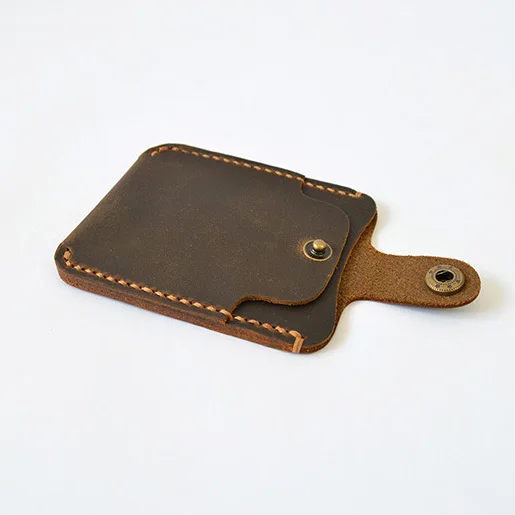 Кошелек ручной работы из натуральной кожи для кредитных карт дизайнерский