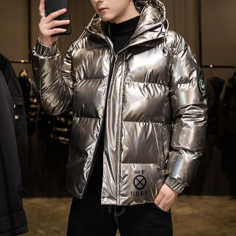 New collection Jakcet Men Warm Fashion for Male Feather High-end Hooded Outwear New Feather Down Thicken Light Homme Jackets