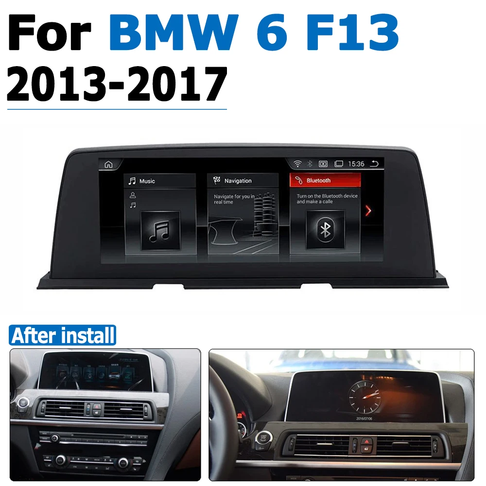 Android 8 0 UP автомобильный радиоприемник DVD-навигатор для BMW 6 серии F13 2013 ~ 2017 NBT аудио