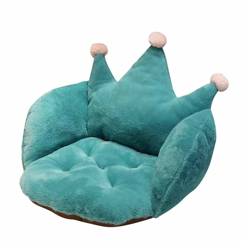 Милый мультяшный искусственный кроличий мех подушка для сиденья домашнего