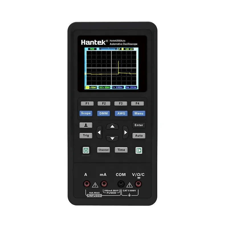 

Hantek2D82Auto III Kit 4 in 1 Automotive Digital Oscilloscope + Multimeter +Automotive Diagnosis+Waveform Generator