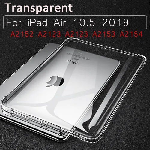 Чехол s для нового iPad Air 3 2 9,7 /9 противоударный мягкий прозрачный силиконовый чехол из мягкого ТПУ Тонкий чехол для iPad10.5 чехол Mini5 на возраст 2, 3, 4 - Цвет: Air 10.5 2019