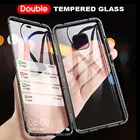 Двусторонний Магнитный чехол из закаленного стекла для Huawei Honor 9X, 8X, 20 Pro, 10 Lite, P30, P20, Mate 30, 20, V20, P Smart 2019, металлический бампер