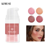face blush make up pigmented natural looking liquid cheek blendable blusher cream gel long lasting lightweight