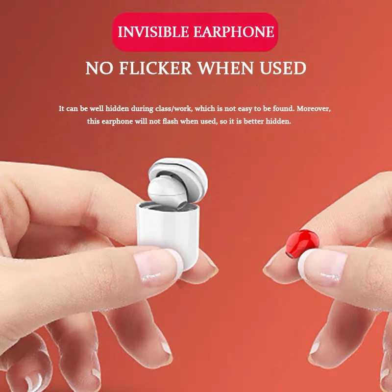 

Smart Mini Bluetooth Headset IPX5 Is Waterproof And Sweatproof With One Button Control. It Is Fashionable, Small And Wearable