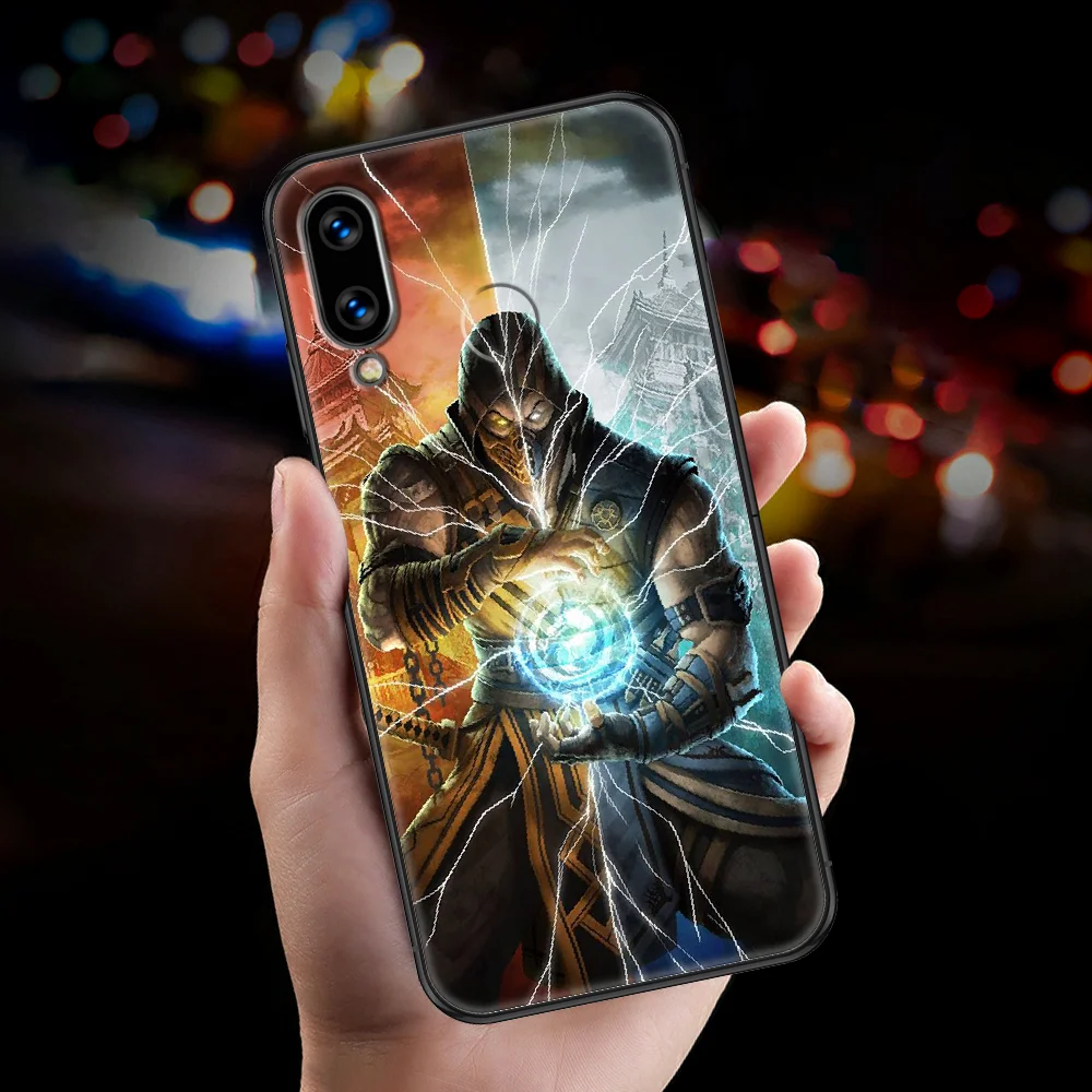 Hot Scorpion Mortal Kombat Phone case For Huawei Honor 6 7 8 9 10 10i 20 A C X Lite Pro Play black luxury funda tpu cover | Мобильные