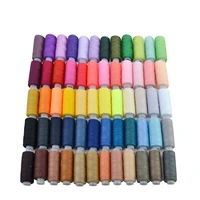 60pcs mixed color 250yards sewing thread polyester embroidery thread set strong durable threads needlework for hand machines
