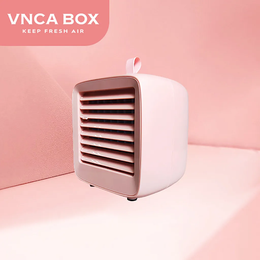 

Mini Air Conditioner USB Air Cooler Personal Space Cooler Desktop Air Cooling fan Humidifying Anion Office Home 511#2