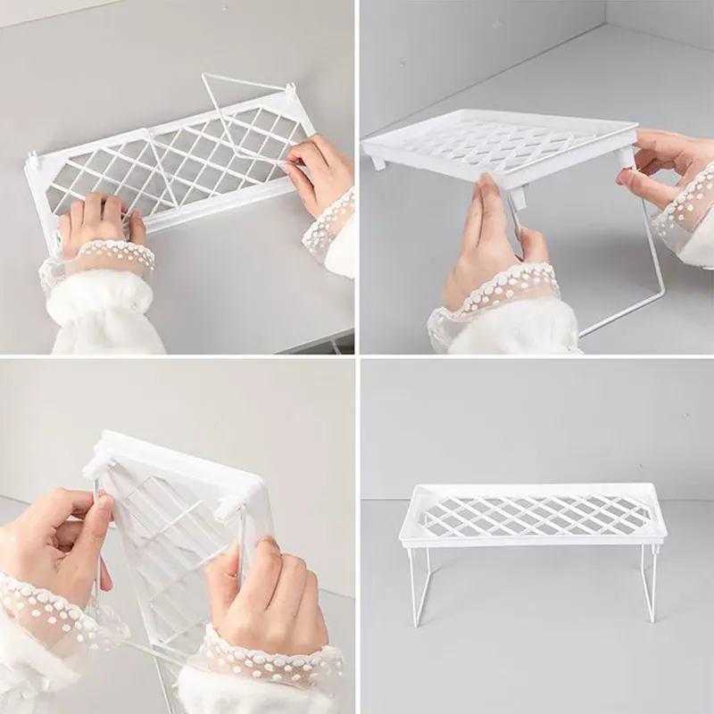 

Home Closet Organizer Storage Shelf For Kitchen Rack Space Saving Wardrobe Decorative Shelves