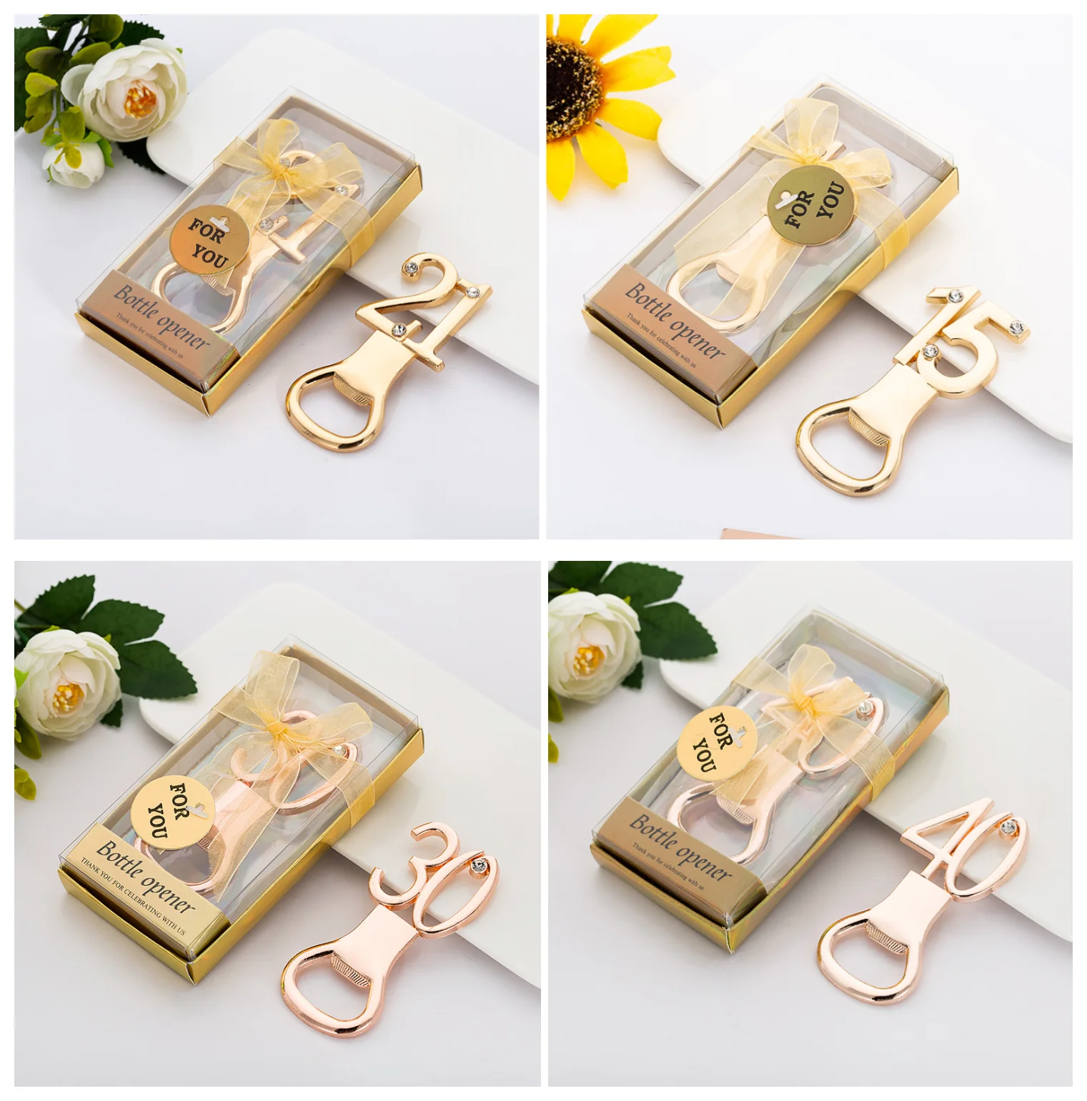 

10pcs/lot Wedding Anniversary Party Favors Adult Ceremony Guest Giveaways Birthday Creative Gift Bottle Opener For Party Present