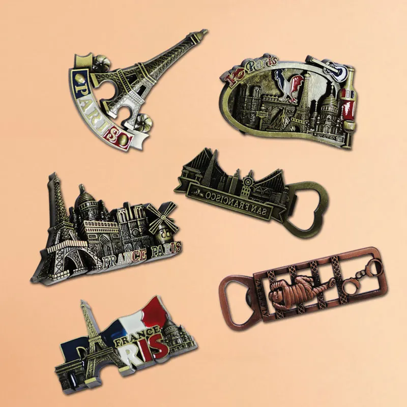 Парижская башня 3D магнит на холодильник французская известная модель здания