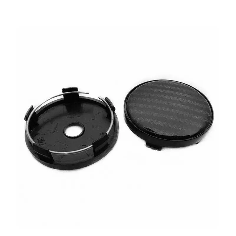 4 шт. Черный углеродного волокна ABS декоративное покрытие Центральная втулка