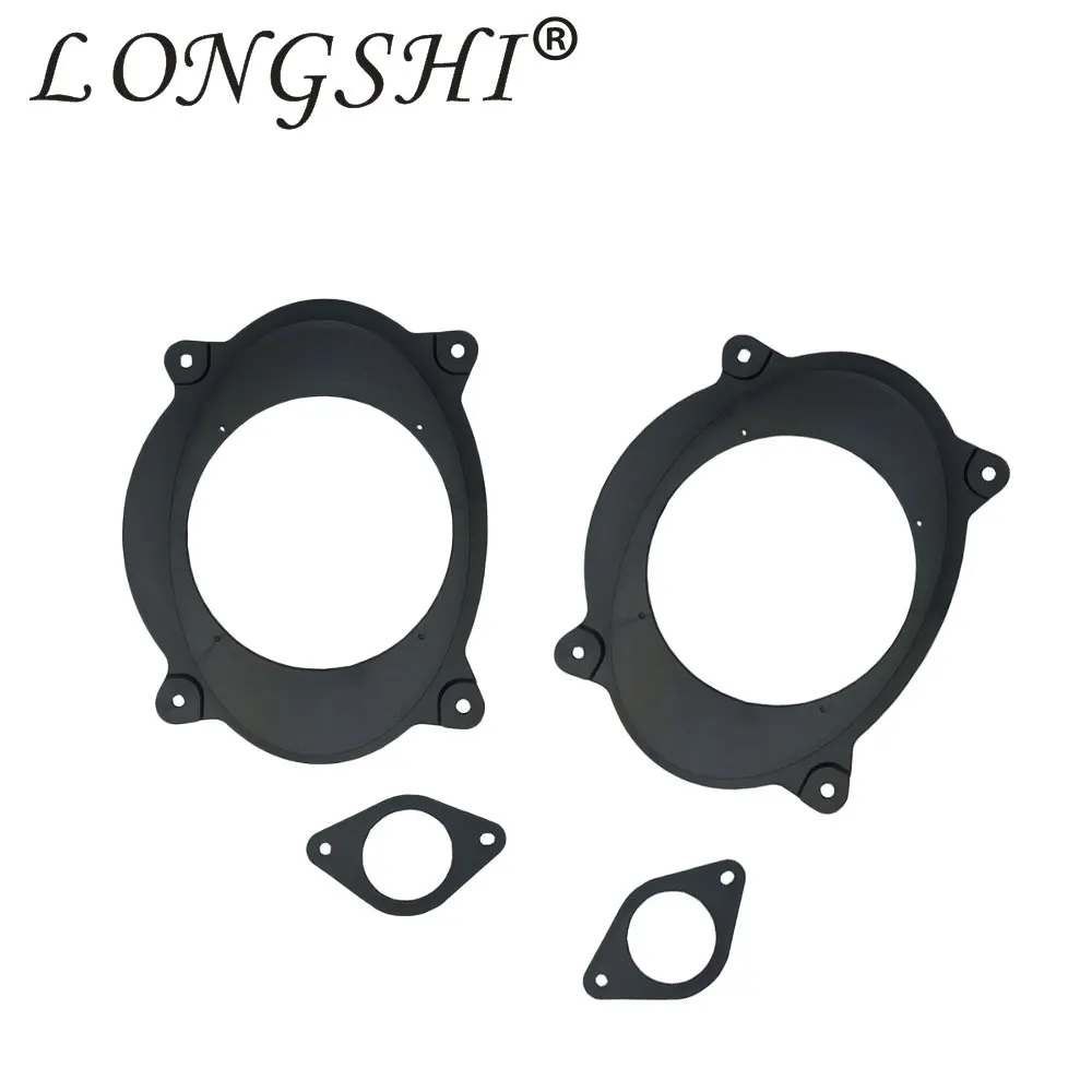 

For Toyota Camry / Reiz 2006-2011 Car Stereo Door 6.5 Inch Speaker Install Mount Adapter Plates Brackets Stand Cover Rings 2Pcs