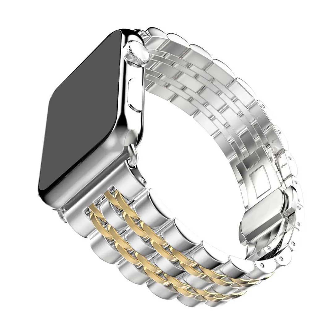 Stainless Steel Watch Strap For Apple Watch band 42mm 38mm 40mm 44mm Metal Replacement bracelet For iWatch Series 6 SE 5 4 3 2 1