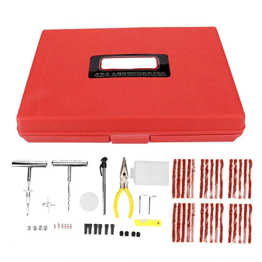 59 шт. Универсальный Автомобильный сверхмощный прокол шин ремонтная вставка для