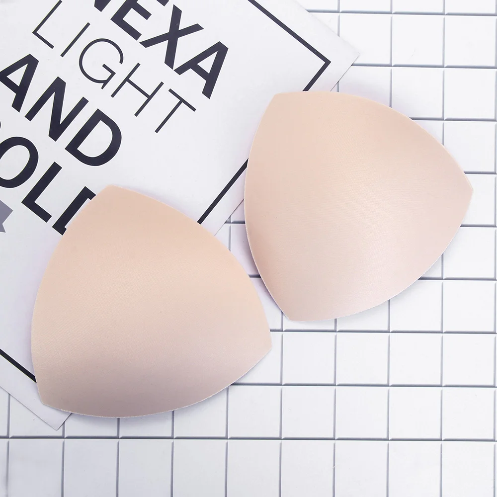 1 пара Женские Треугольные вкладыши для бюстгальтера|Купальники| |