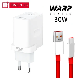 original oneplus 7pro charger 30w warp charger 6a usb type c cable fast charging power adapter for oneplus 7 pro 8 pro 1 7t pro free global shipping