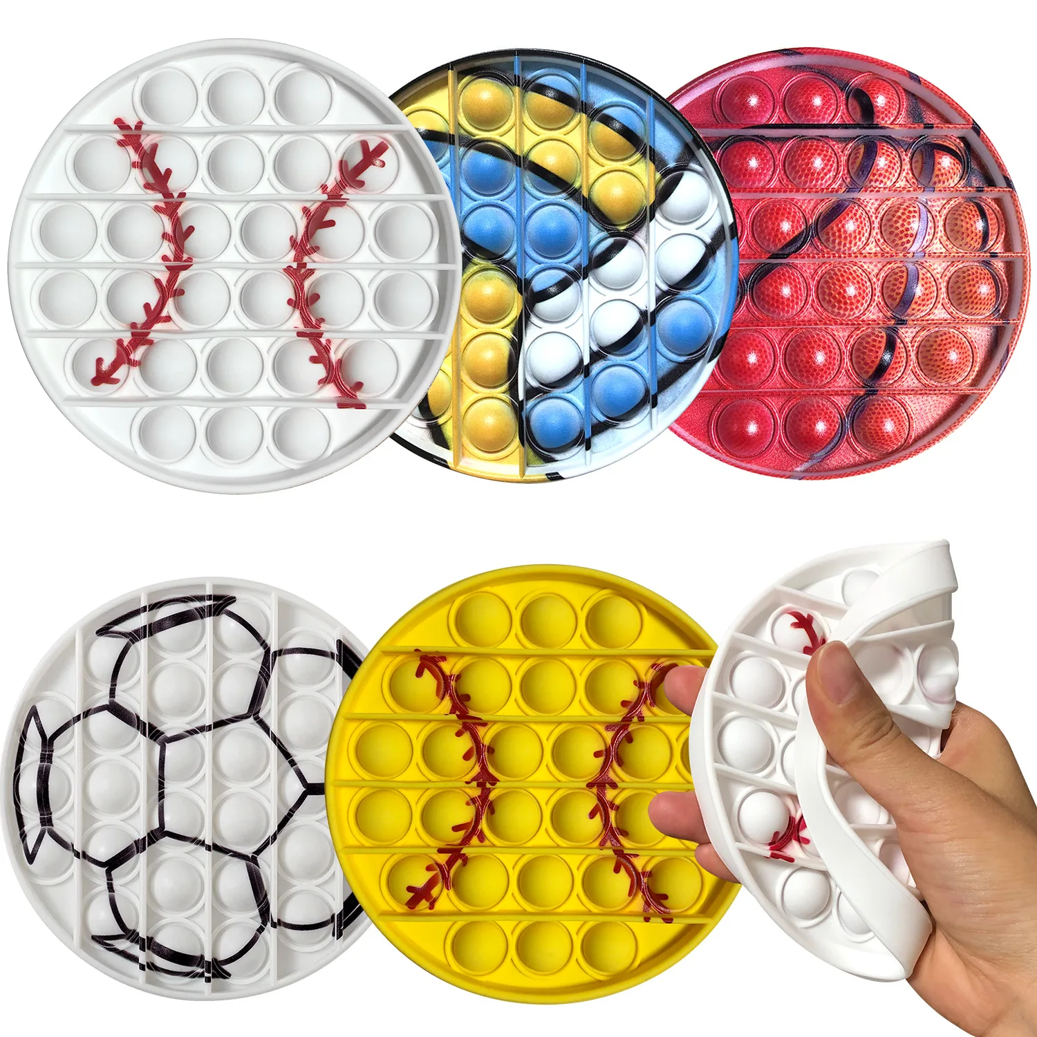 

Fidget Toys Cute Spherical Bubble Puzzle Decompression Toys Can Relieve The Stress Adults Pinch Pressure Of And Autism Fidget