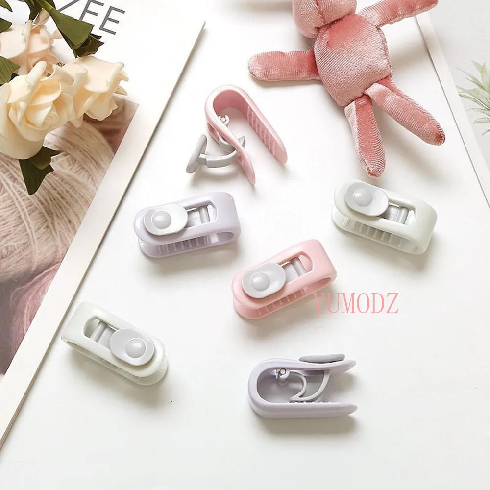 6 шт./партия Нескользящие одеяло Стёганое зажимы Пластик одеяла Крепежная Скоба