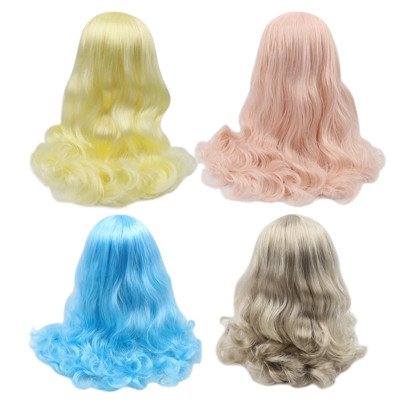 Blyth кукла ледяной парик rbl головы и domewavy волосы для DIY пользовательские куклы аксессуар