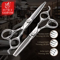 fenice professional 6 inch hair cutting scissors hair thinning scissors set hairdressing scissors shears set jp 440c