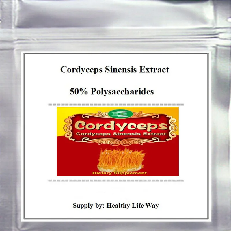 500 г экстракт Dong Chong Xia Cao Cordyceps Sinensis 50% полисахаридный порошок | Красота и здоровье