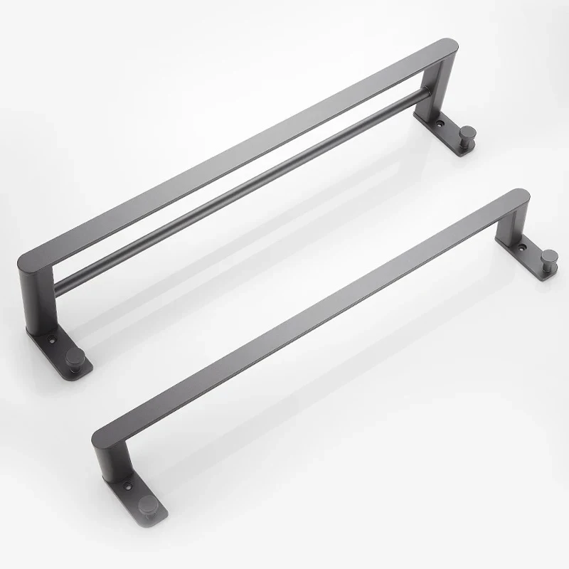 gunmetal gray bathroom accessory set space aluminum metal towel rail rack bar shelf paper holder toothbrush holder free global shipping